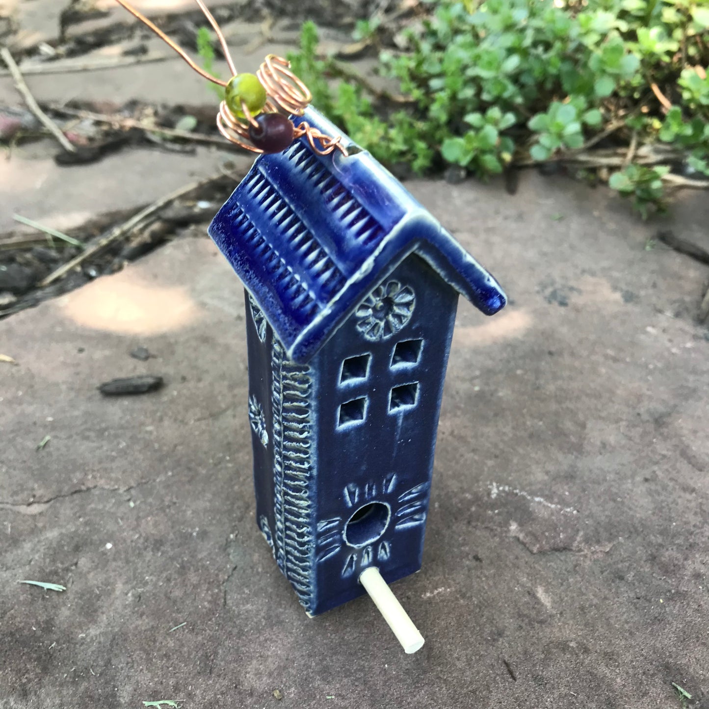 Mini Hanging Birdhouse by Michael Macone - © Blue Pomegranate Gallery