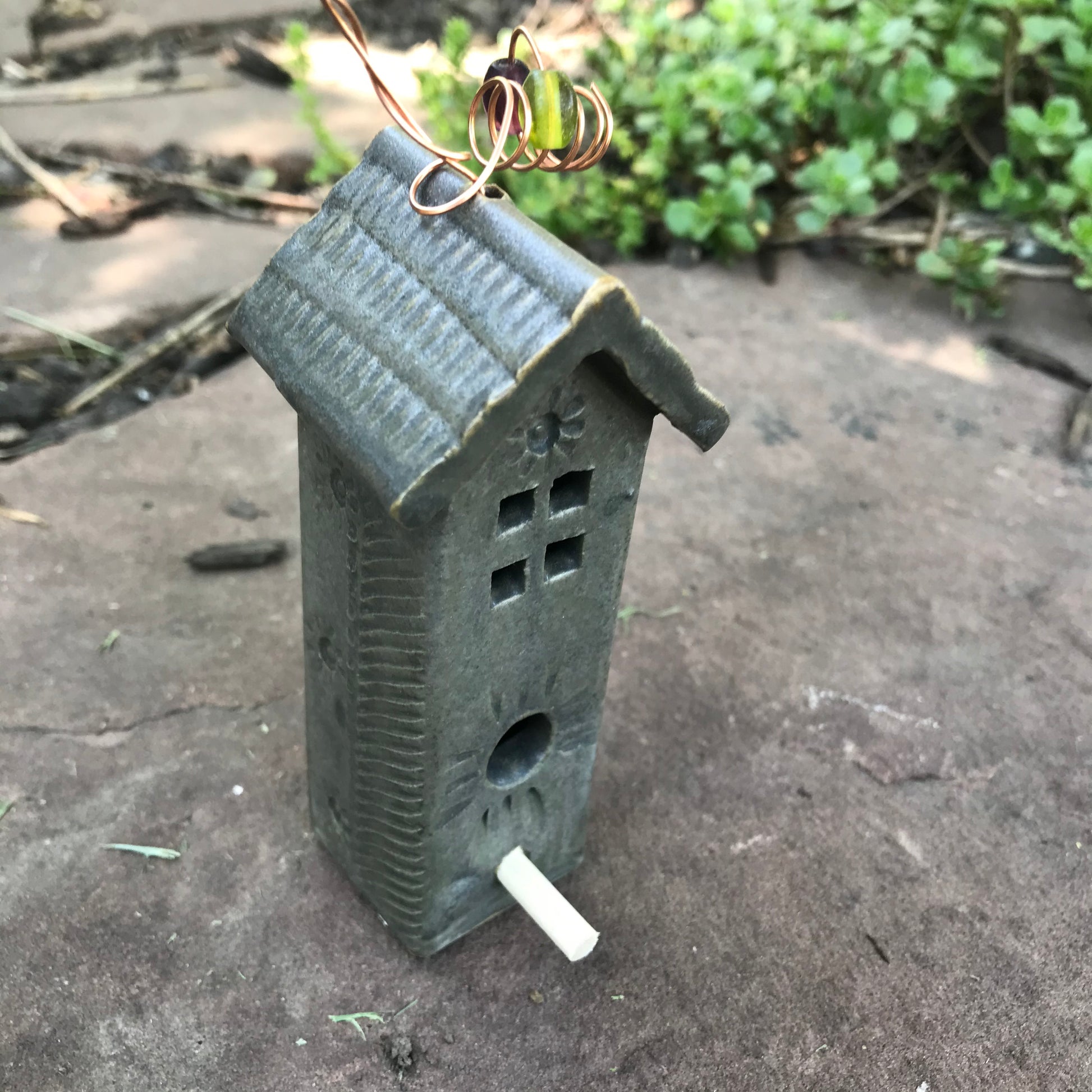 Mini Hanging Birdhouse by Michael Macone - © Blue Pomegranate Gallery