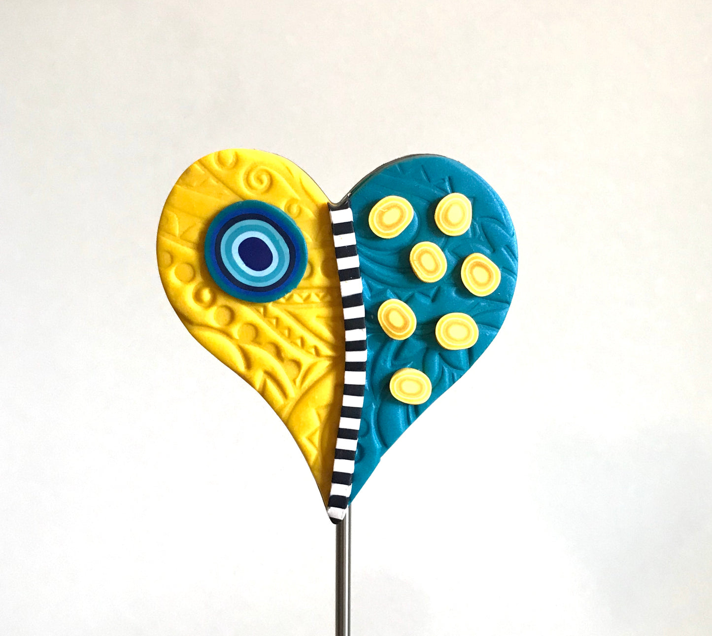 Clay Hearts by Kristi Thorndike Kent - © Blue Pomegranate Gallery
