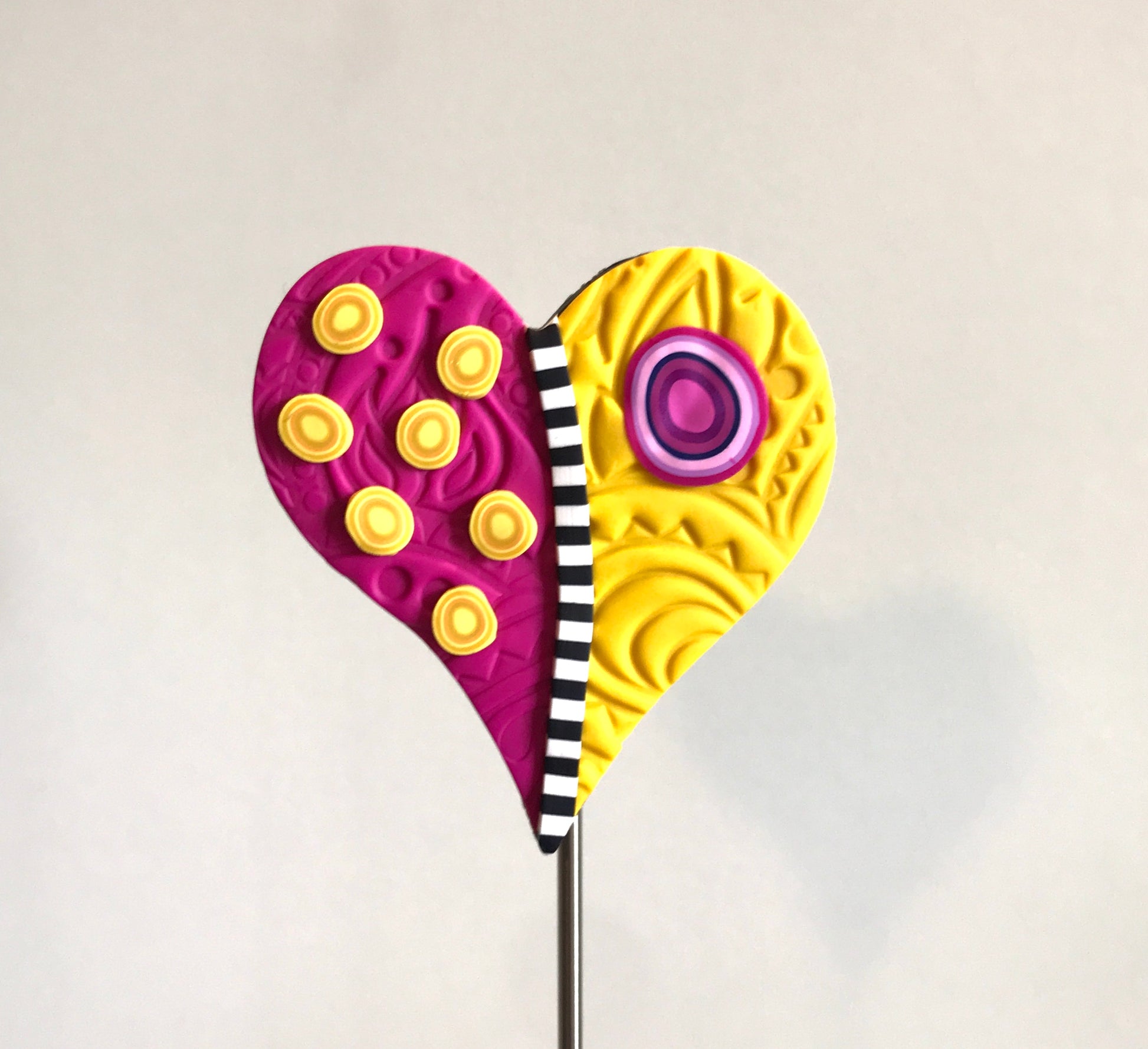 Clay Hearts by Kristi Thorndike Kent - © Blue Pomegranate Gallery