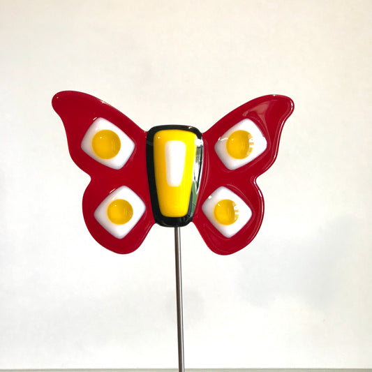 Butterfly Plant Stake by Kristi Thorndike Kent - © Blue Pomegranate Gallery