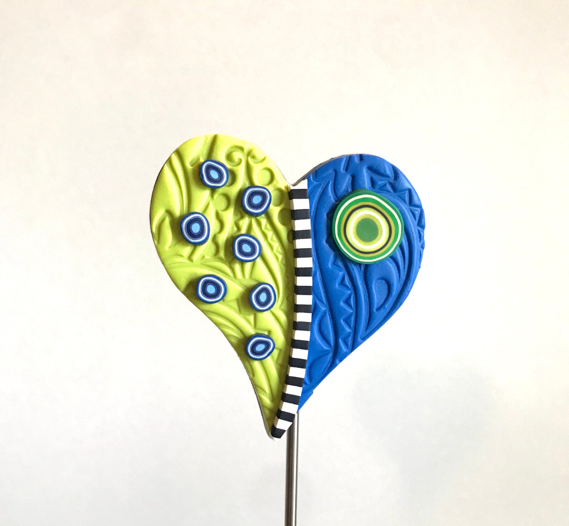 Clay Hearts by Kristi Thorndike Kent - © Blue Pomegranate Gallery