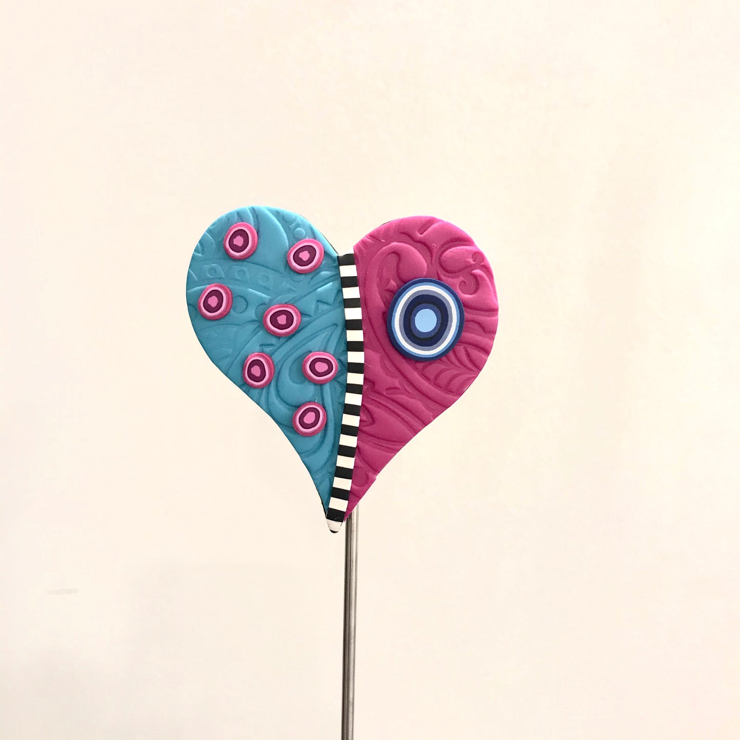 Clay Hearts by Kristi Thorndike Kent - © Blue Pomegranate Gallery