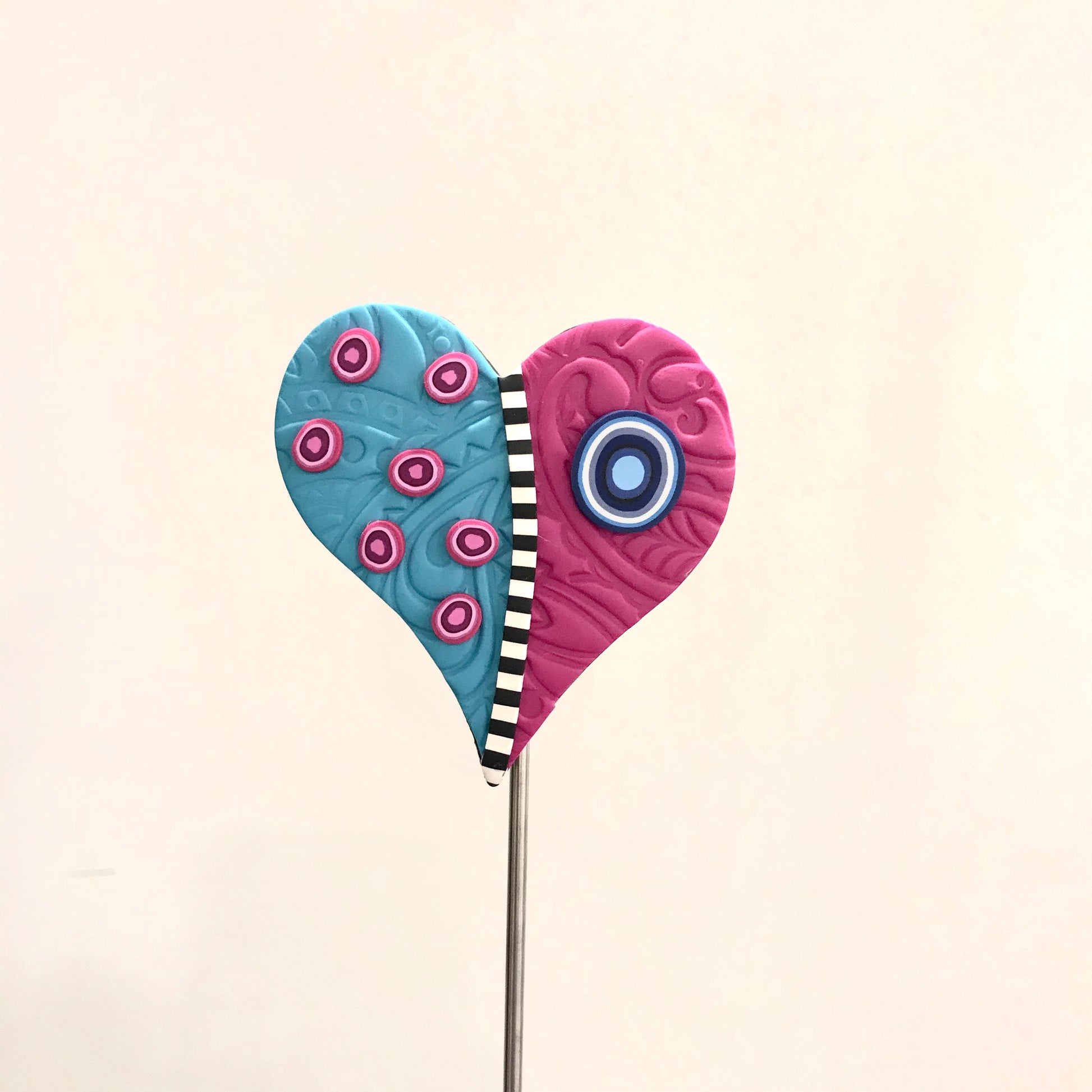 Clay Hearts by Kristi Thorndike Kent - © Blue Pomegranate Gallery