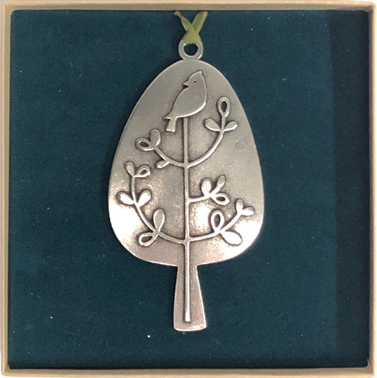 Bird in a Tree Ornament by Sandra Bonazoli - © Blue Pomegranate Gallery