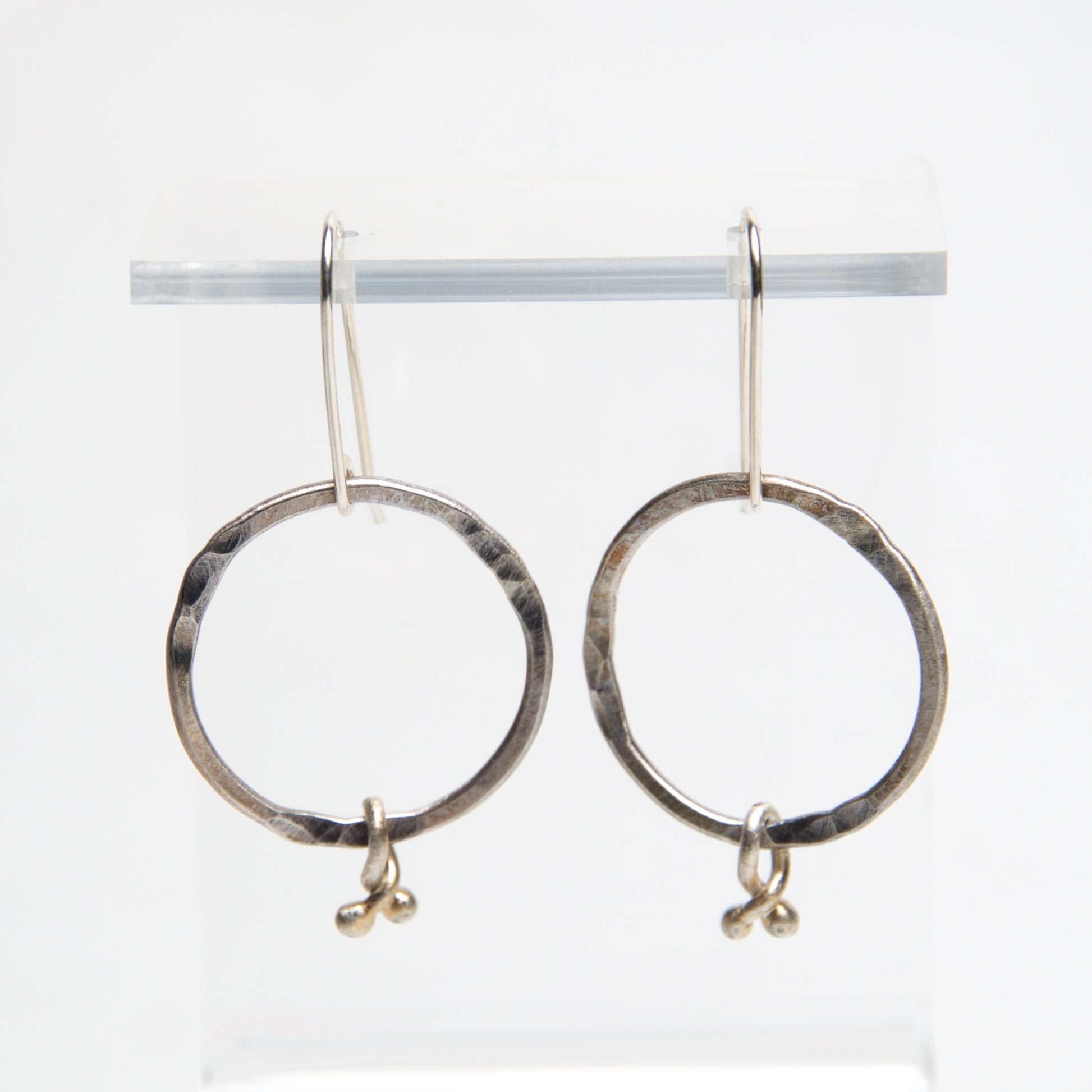 HMQ - Cherries- St. Silver Earrings by McQueen - © Blue Pomegranate Gallery