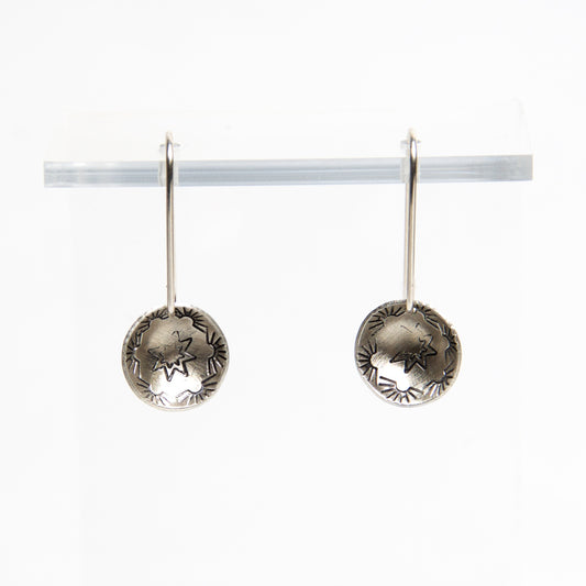 HMQ - Southern Touch- St. Silver Earrings by McQueen - © Blue Pomegranate Gallery