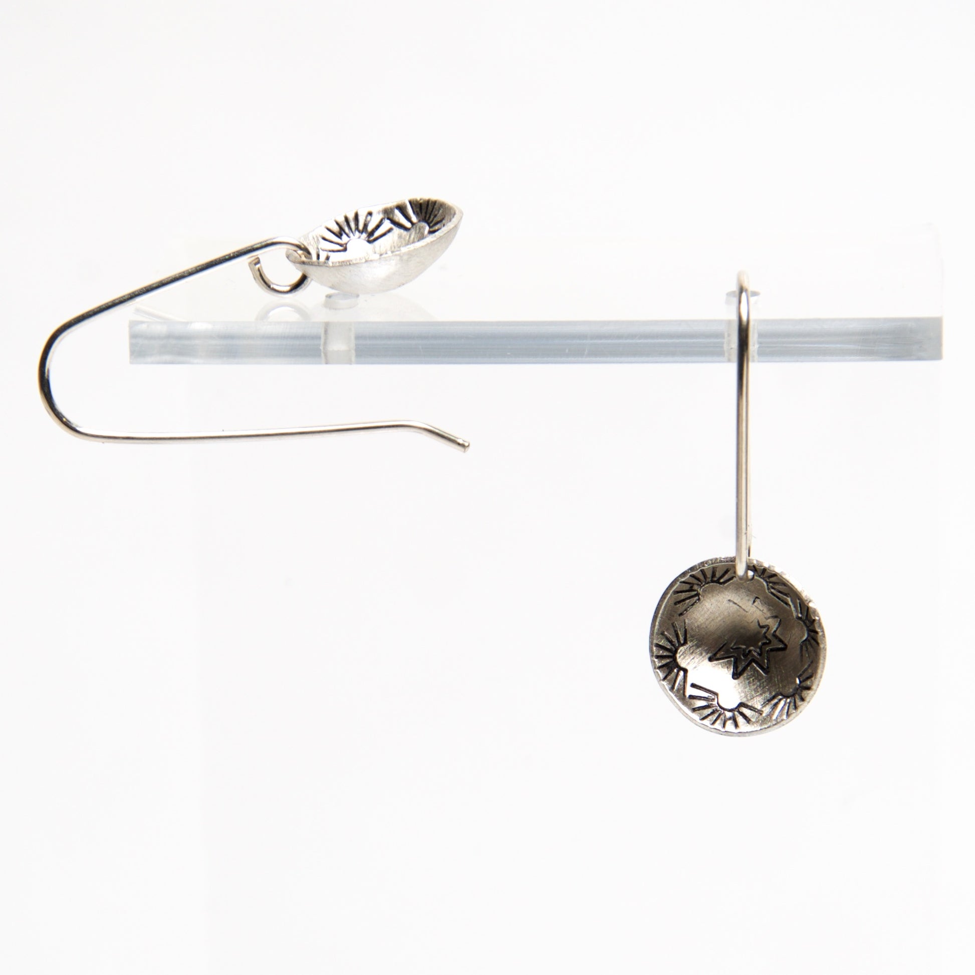 HMQ - Southern Touch- St. Silver Earrings by McQueen - © Blue Pomegranate Gallery