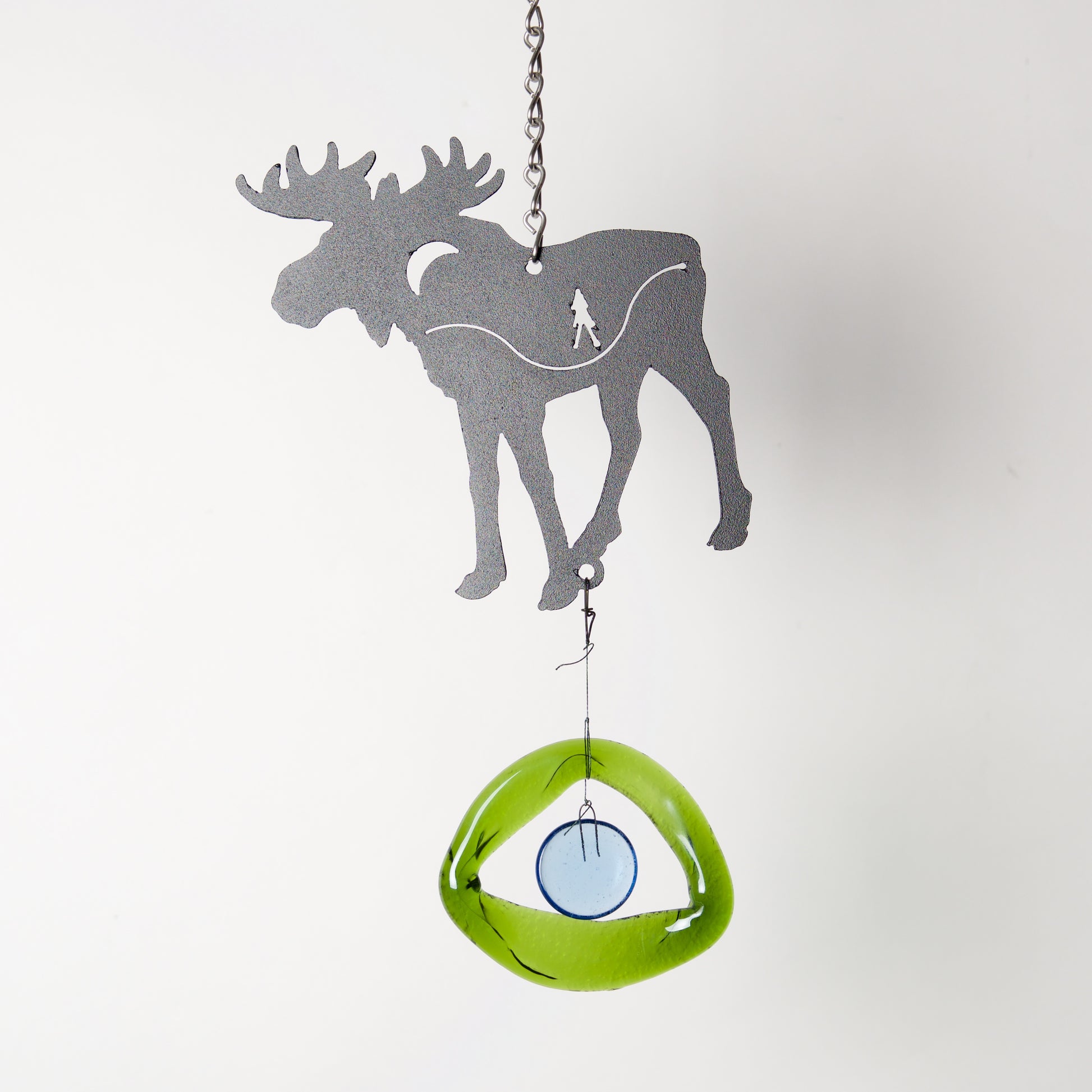 Mini Moose Wind Chime by Chalfant - © Blue Pomegranate Gallery