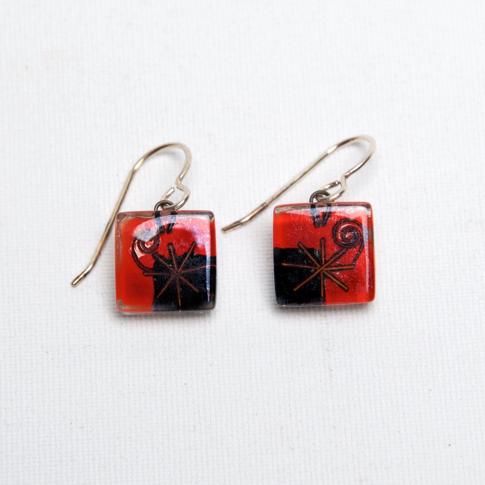 Joan's Star Square Earrings by Edo Mor - © Blue Pomegranate Gallery