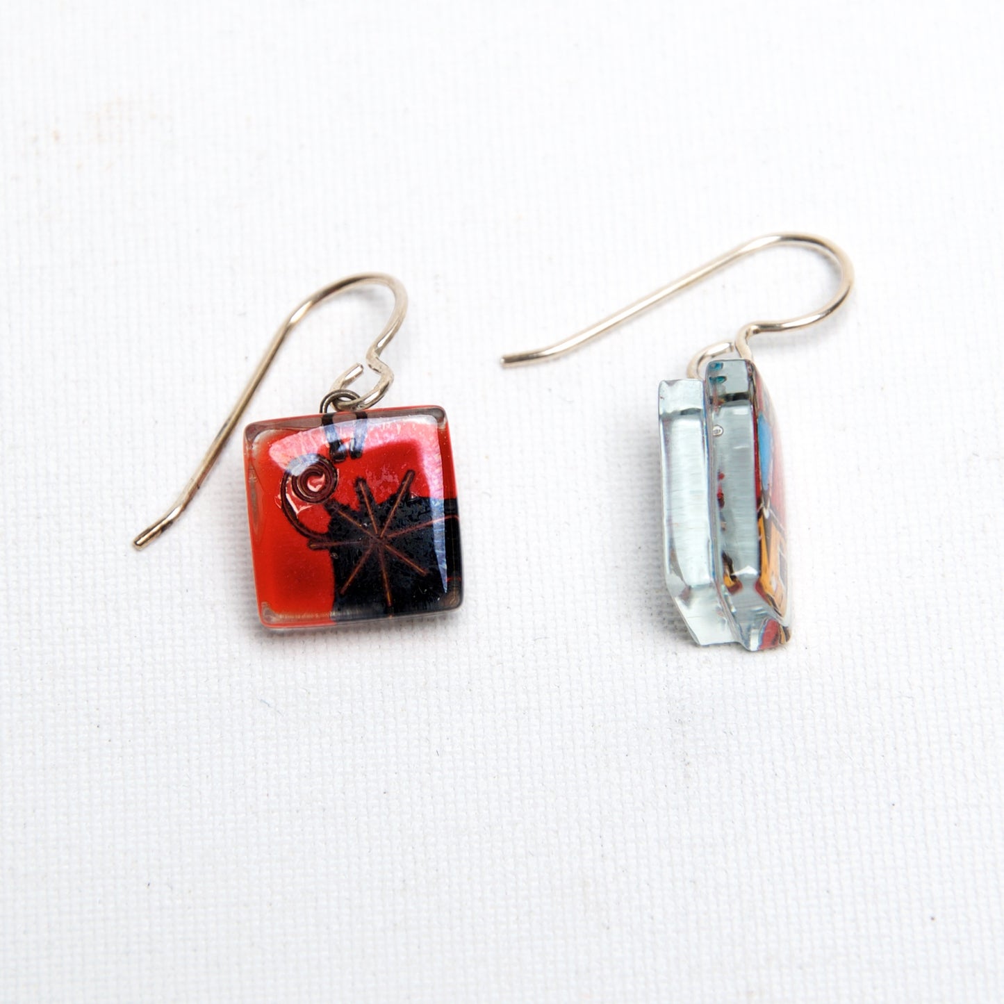 Joan's Star Square Earrings by Edo Mor - © Blue Pomegranate Gallery