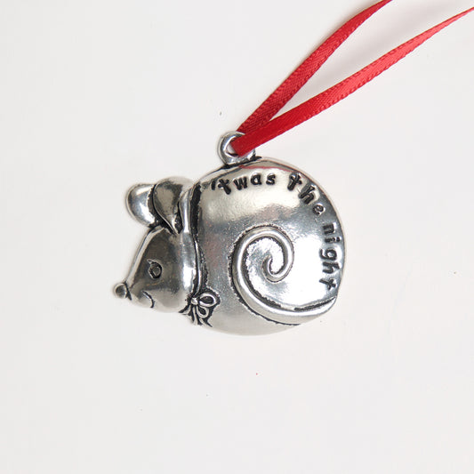 Mouse Christmas Jolly Ornament by Bonnie Bond - © Blue Pomegranate Gallery