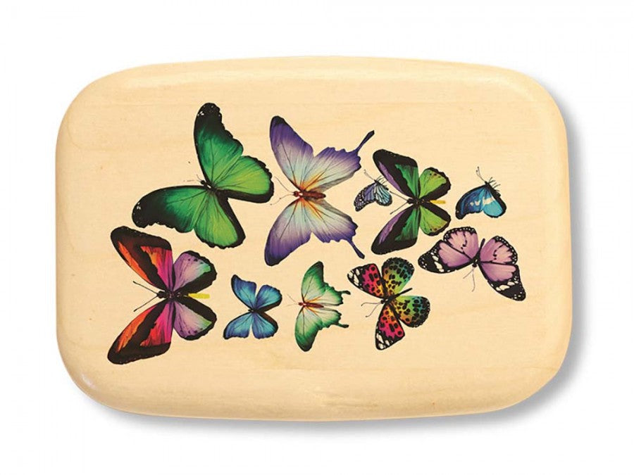 Butterfly Collage Aspen Art Box 3⁄4 x 2 x 3 - © Blue Pomegranate Gallery