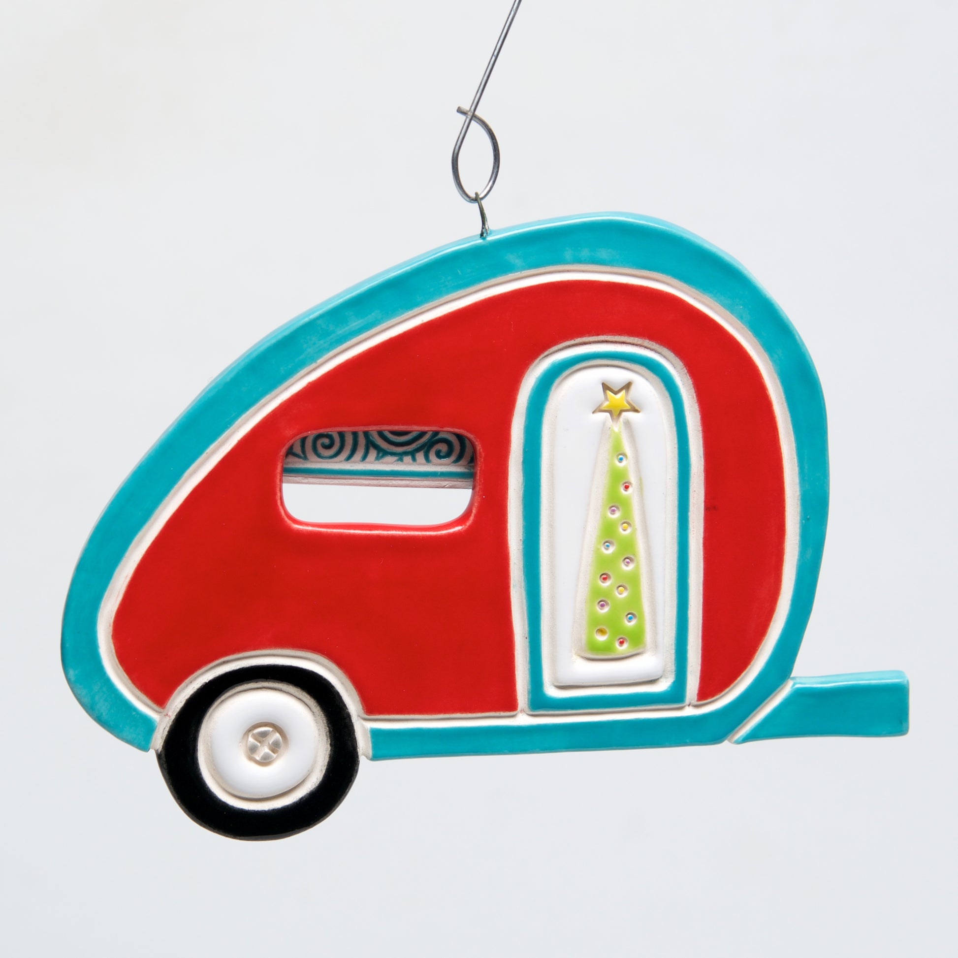 Camper Clay handmade ornament - © Blue Pomegranate Gallery
