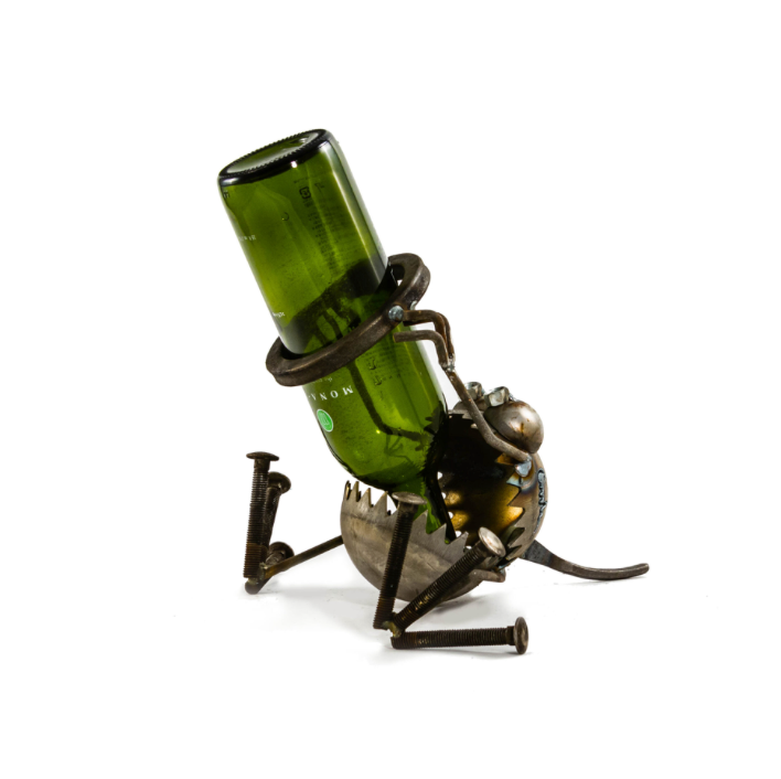 Winebegone bottle holder by Fred Conlon - © Blue Pomegranate Gallery