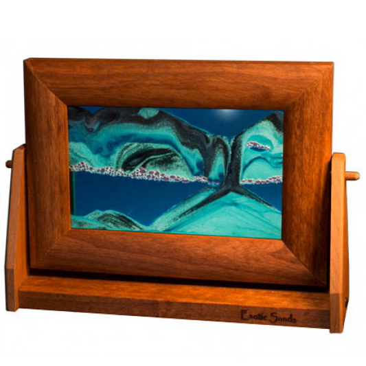 Alder Wood Sand Panel, SM, Ocean Blue - © Blue Pomegranate Gallery