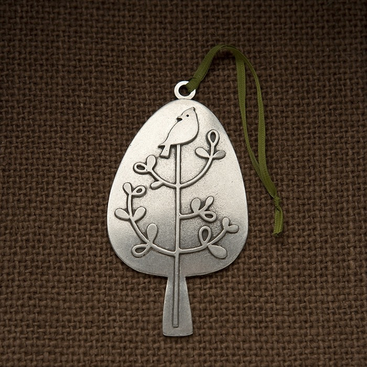 Bird in a Tree Ornament by Sandra Bonazoli - © Blue Pomegranate Gallery