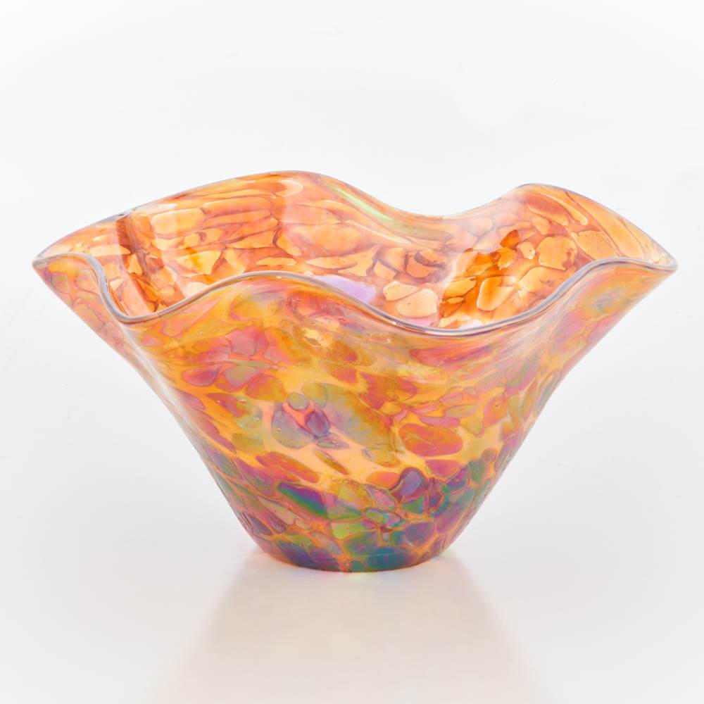 Mini Ruffle Bowl by Glass Eye - © Blue Pomegranate Gallery