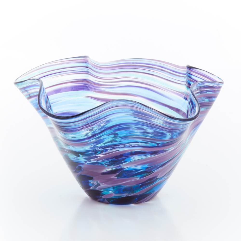 Mini Ruffle Bowl by Glass Eye - © Blue Pomegranate Gallery