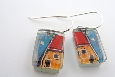 Kunsthaus Drop Earrings by Edo Mor - © Blue Pomegranate Gallery