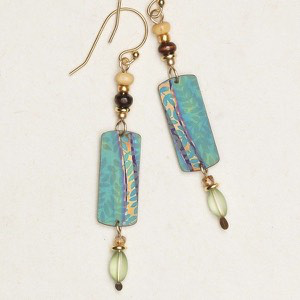 Tidal Teal Ciara Earrings by Holly Yashi - © Blue Pomegranate Gallery