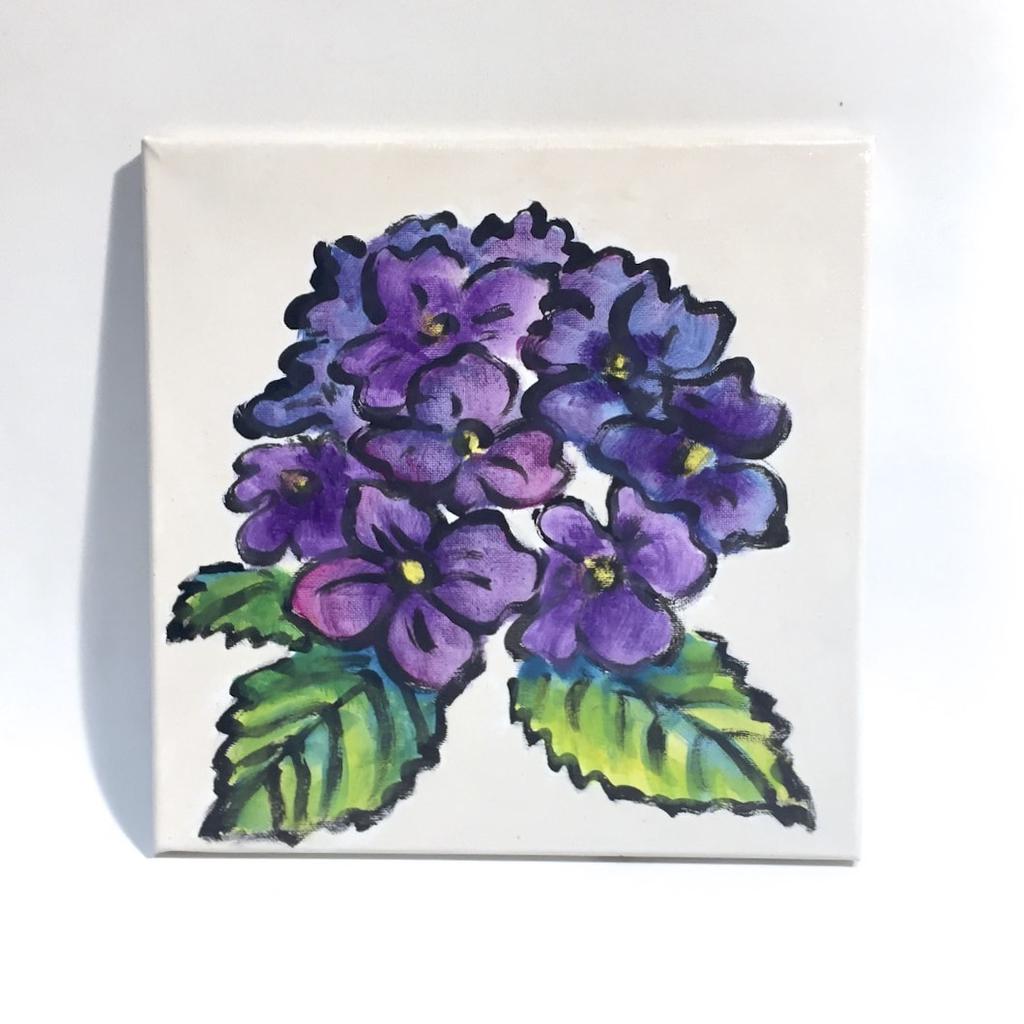 Tonalita di Lavanda, 10 x 10" by Jean Mason - © Blue Pomegranate Gallery