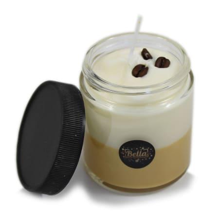 Bean Palace 4 oz. Vanilla Soy Candle in glass jar - © Blue Pomegranate Gallery