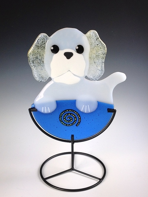 Buffy, Bichon Pup Cup by Charlotte Behrens - © Blue Pomegranate Gallery