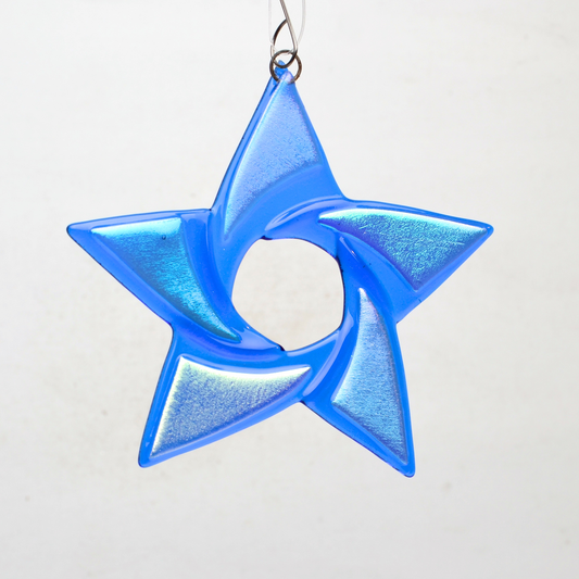 Blue Star Ornament by Denise Childs - © Blue Pomegranate Gallery