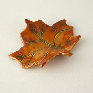 Orange Maple Leaf by Cindy Pacileo - © Blue Pomegranate Gallery