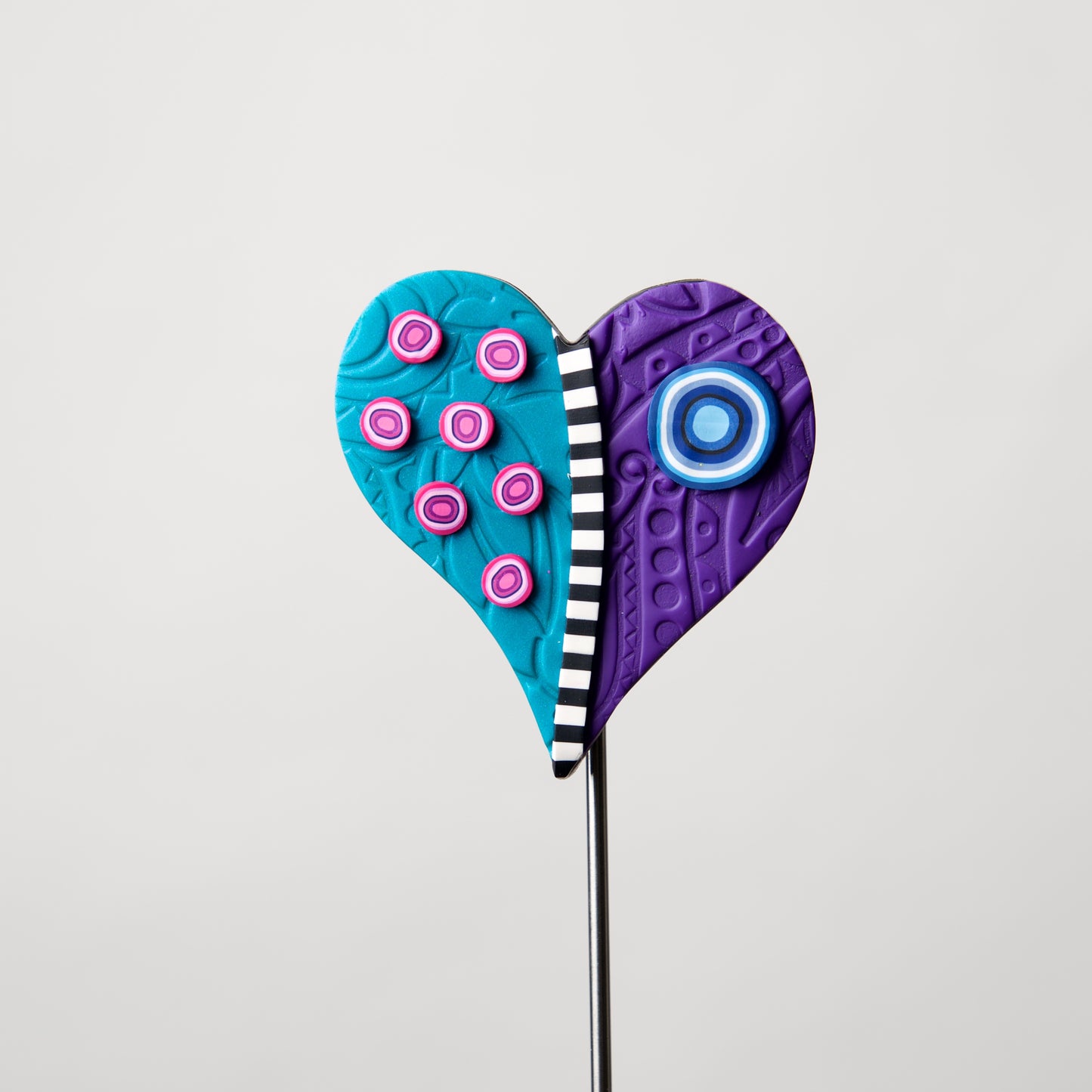 Clay Hearts by Kristi Thorndike Kent - © Blue Pomegranate Gallery