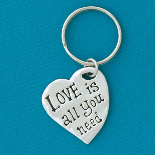 Love Is Keychain by Bonnie Bond - © Blue Pomegranate Gallery