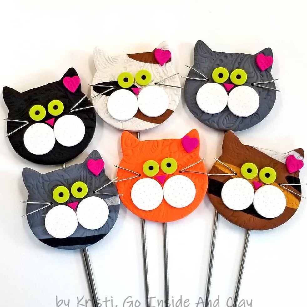 Cat Face Poke by Kristi Thorndike Kent - © Blue Pomegranate Gallery