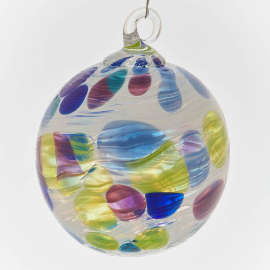 Island Flurry Blown Glass Ornament by Glass Eye - © Blue Pomegranate Gallery