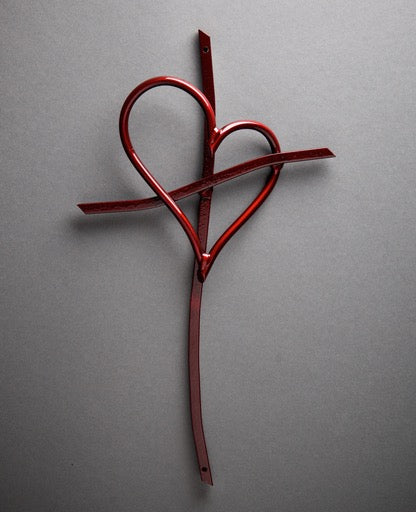 Promise Cross- Red-  by Patrick Neuwirth - © Blue Pomegranate Gallery