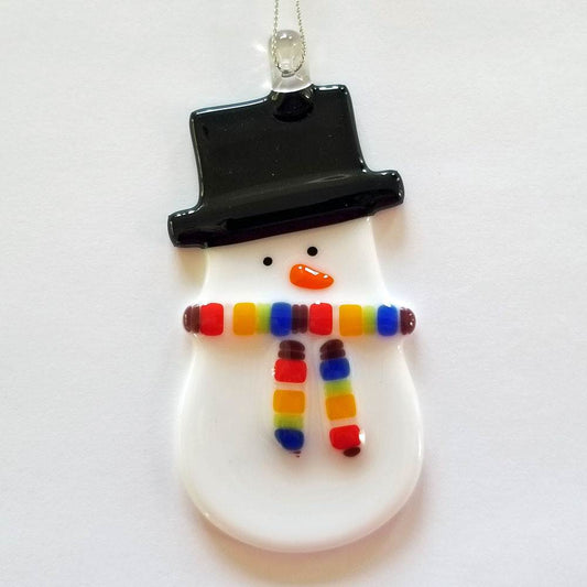 Snow Boy Rainbow Ornament by Kristi Thorndike Kent - © Blue Pomegranate Gallery