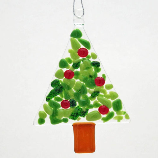 Tree w/ berries Ornament by Kristi Thorndike Kent - © Blue Pomegranate Gallery
