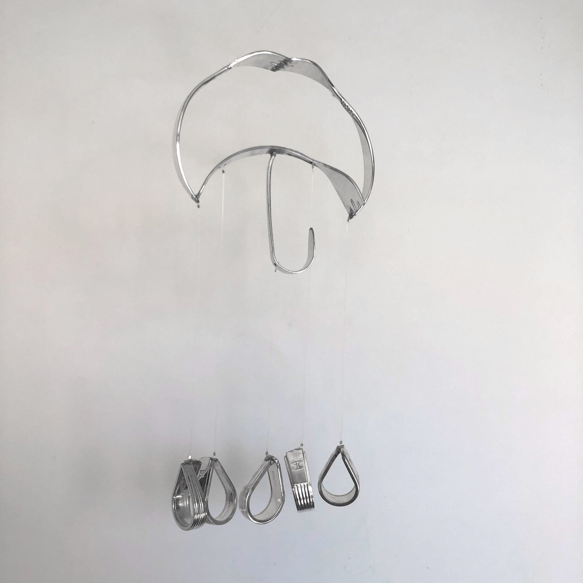 Umbrella Raindrops Chime by Mike Kelley - © Blue Pomegranate Gallery