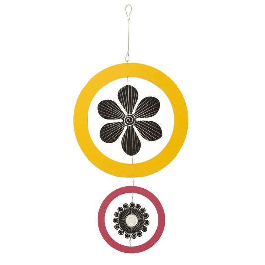 Yellow and Fuchsia Mobile by Carol Roeda - © Blue Pomegranate Gallery